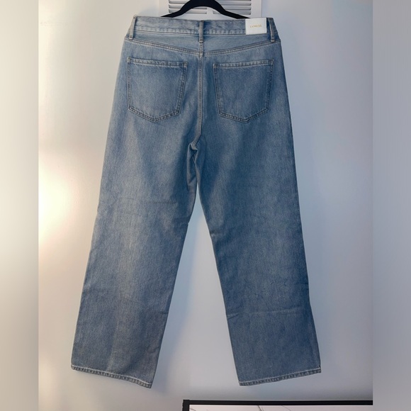 Express Wide leg High Rise Lightwash Females Size 10R - Picture 4 of 6